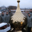 Купола увенчали храм на острове Фомино - Газета Селигер